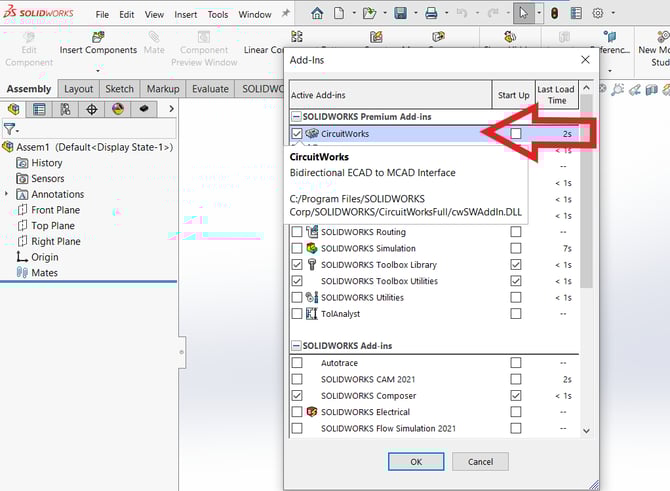 CuicuitWorks Add-In